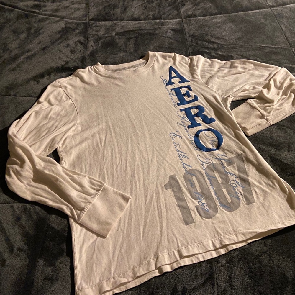 Aeropostale Long Sleeve 1987 Shirt Size Large